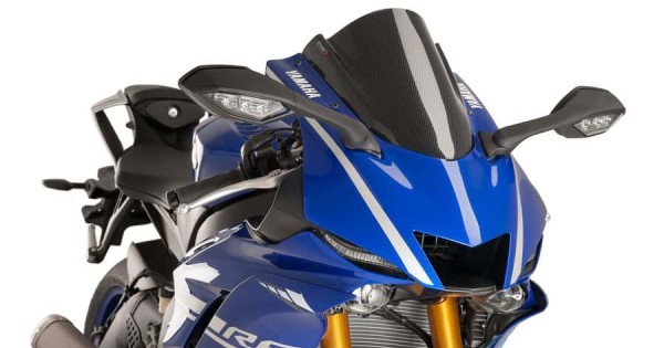 Puig Racing Screen YZF-R6 クリア 17-19年式 Puig Z-Racing Windscreen - 2017-2023 Yamaha YZF-R6 - 9723*